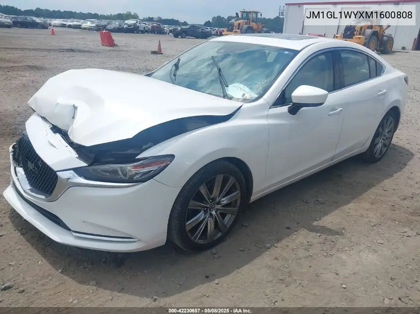 2021 Mazda Mazda6 Grand Touring Reserve VIN: JM1GL1WYXM1600808 Lot: 42230657
