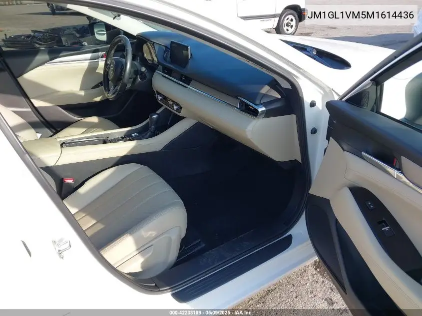 2021 Mazda Mazda6 Touring VIN: JM1GL1VM5M1614436 Lot: 42233189