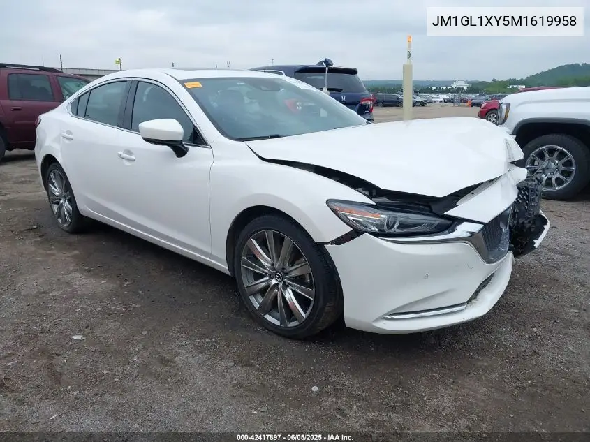 2021 Mazda Mazda6 Signature VIN: JM1GL1XY5M1619958 Lot: 42417897
