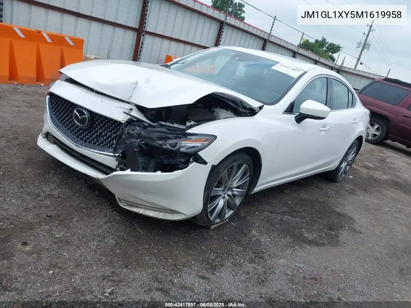 2021 Mazda Mazda6 Signature VIN: JM1GL1XY5M1619958 Lot: 42417897