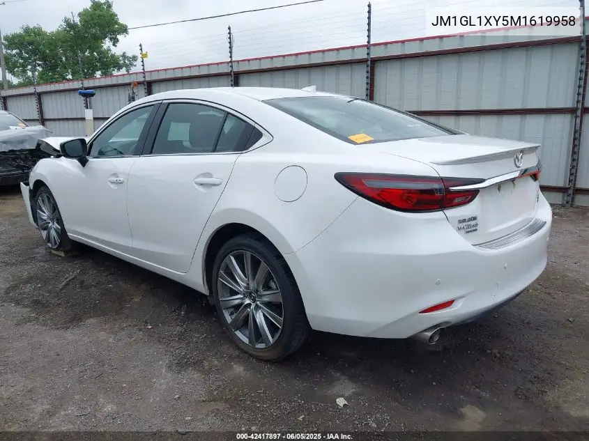 2021 Mazda Mazda6 Signature VIN: JM1GL1XY5M1619958 Lot: 42417897