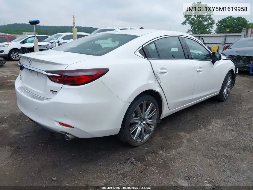 2021 Mazda Mazda6 Signature VIN: JM1GL1XY5M1619958 Lot: 42417897