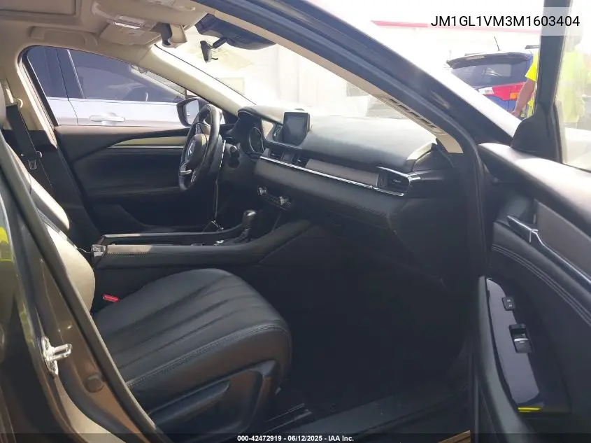 2021 Mazda Mazda6 Touring VIN: JM1GL1VM3M1603404 Lot: 42472919