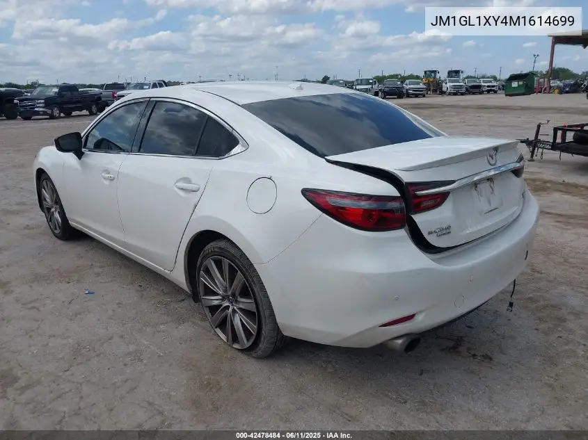 2021 Mazda Mazda6 Signature VIN: JM1GL1XY4M1614699 Lot: 42478484