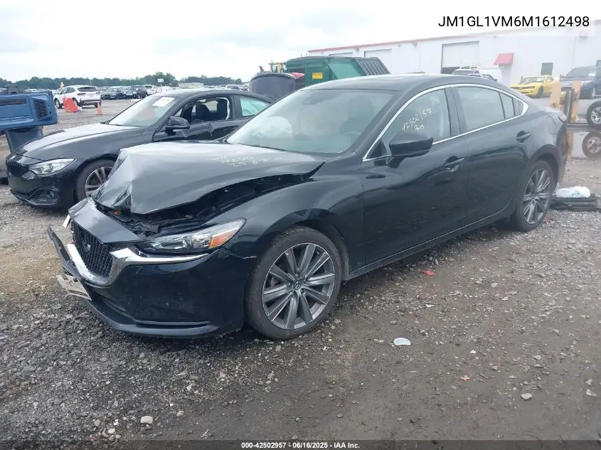 2021 Mazda Mazda6 Touring VIN: JM1GL1VM6M1612498 Lot: 42502957