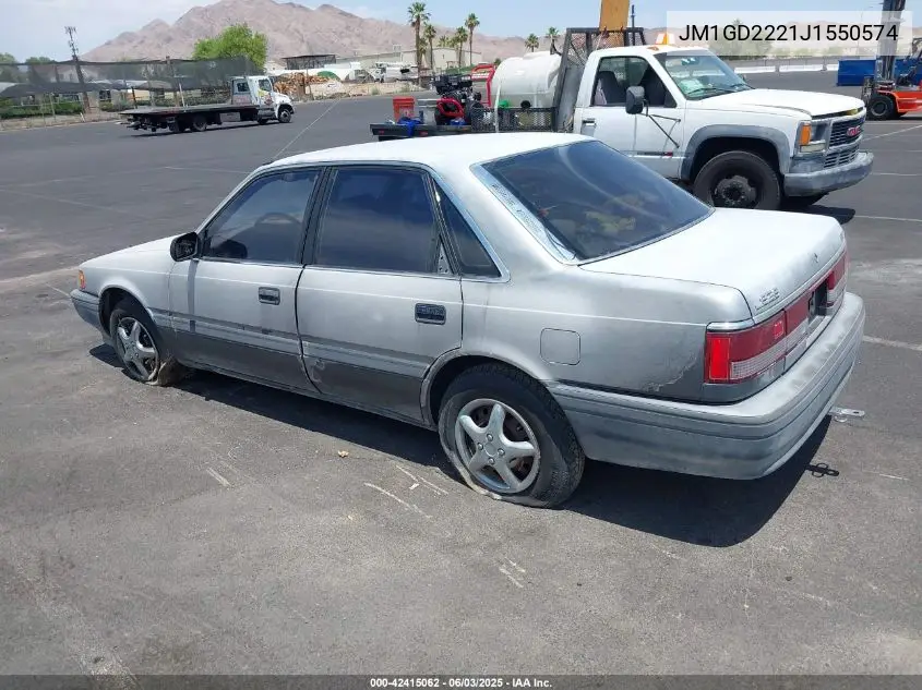 1988 Mazda 626 VIN: JM1GD2221J1550574 Lot: 42415062