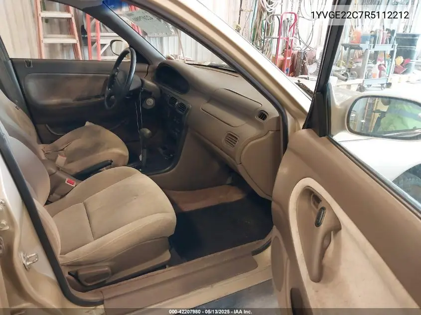 1994 Mazda 626 Dx/Lx VIN: 1YVGE22C7R5112212 Lot: 42207980