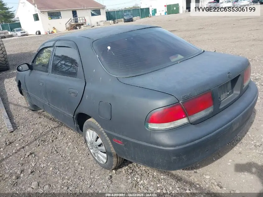 1995 Mazda 626 Dx/Lx VIN: 1YVGE22C6S5306199 Lot: 42093691