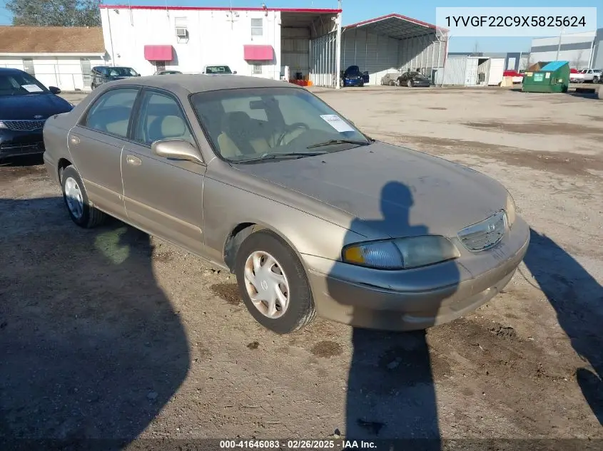 1999 Mazda 626 Es/Lx VIN: 1YVGF22C9X5825624 Lot: 41646083