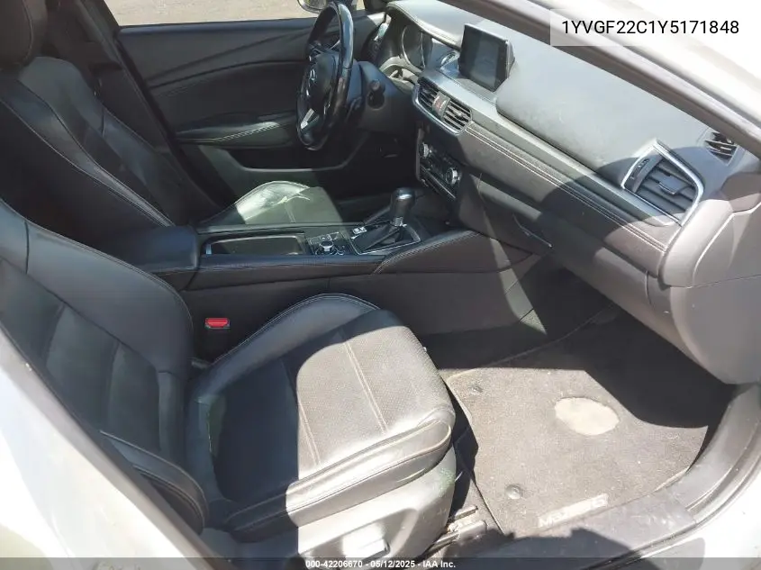 2000 Mazda 626 Es/Lx VIN: 1YVGF22C1Y5171848 Lot: 42206670