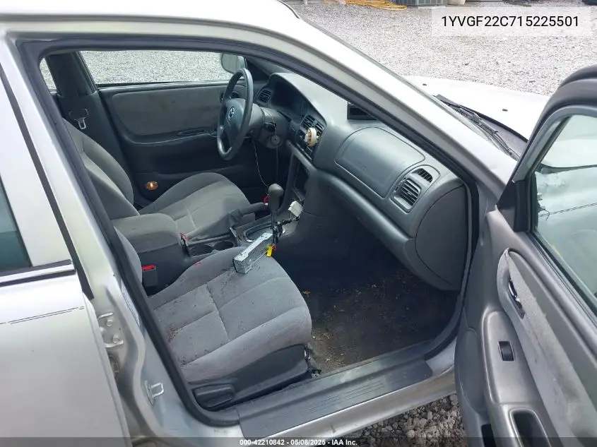2001 Mazda 626 Es/Lx VIN: 1YVGF22C715225501 Lot: 42210842