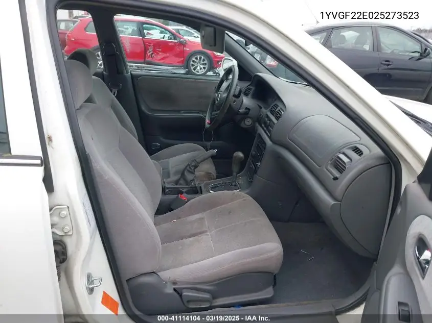 2002 Mazda 626 Lx VIN: 1YVGF22E025273523 Lot: 41114104