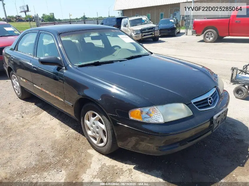 2002 Mazda 626 Es V6/Lx V6 VIN: 1YVGF22D025285064 Lot: 42522044