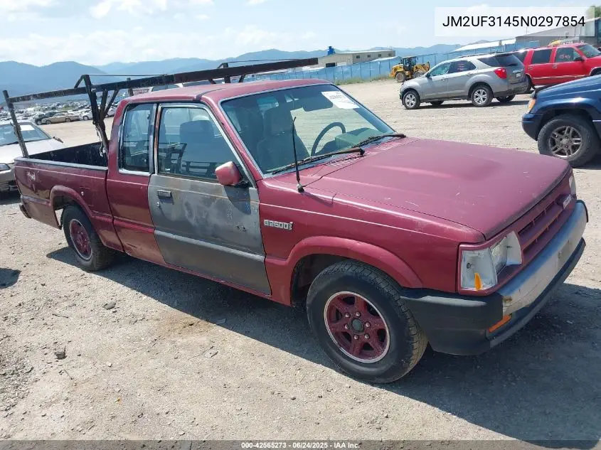 1992 Mazda B2600 Cab Plus VIN: JM2UF3145N0297854 Lot: 42565273