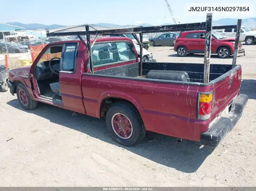 1992 Mazda B2600 Cab Plus VIN: JM2UF3145N0297854 Lot: 42565273