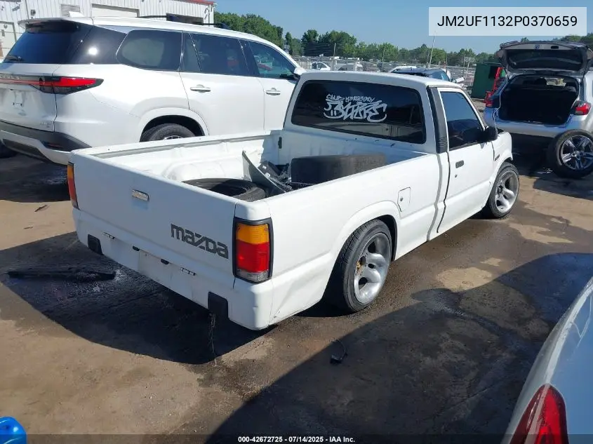 1993 Mazda B2200 Short Bed VIN: JM2UF1132P0370659 Lot: 42672725