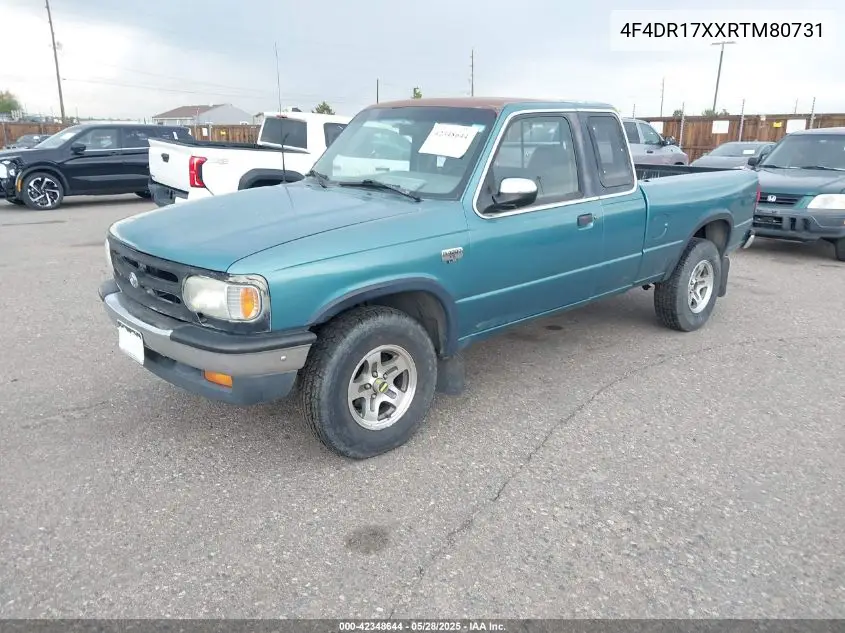 1994 Mazda B4000 Cab Plus VIN: 4F4DR17XXRTM80731 Lot: 42348644