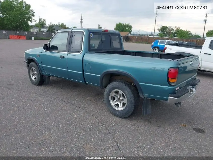 1994 Mazda B4000 Cab Plus VIN: 4F4DR17XXRTM80731 Lot: 42348644