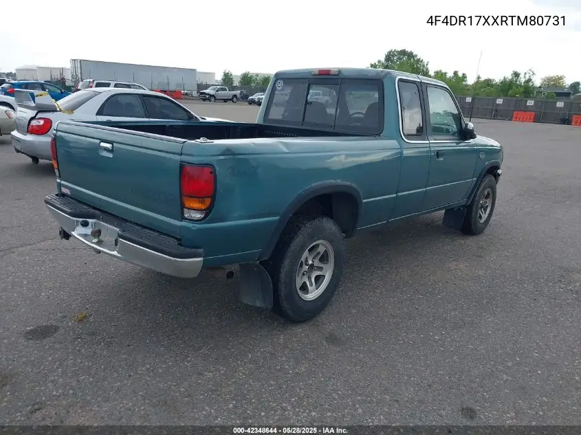 1994 Mazda B4000 Cab Plus VIN: 4F4DR17XXRTM80731 Lot: 42348644