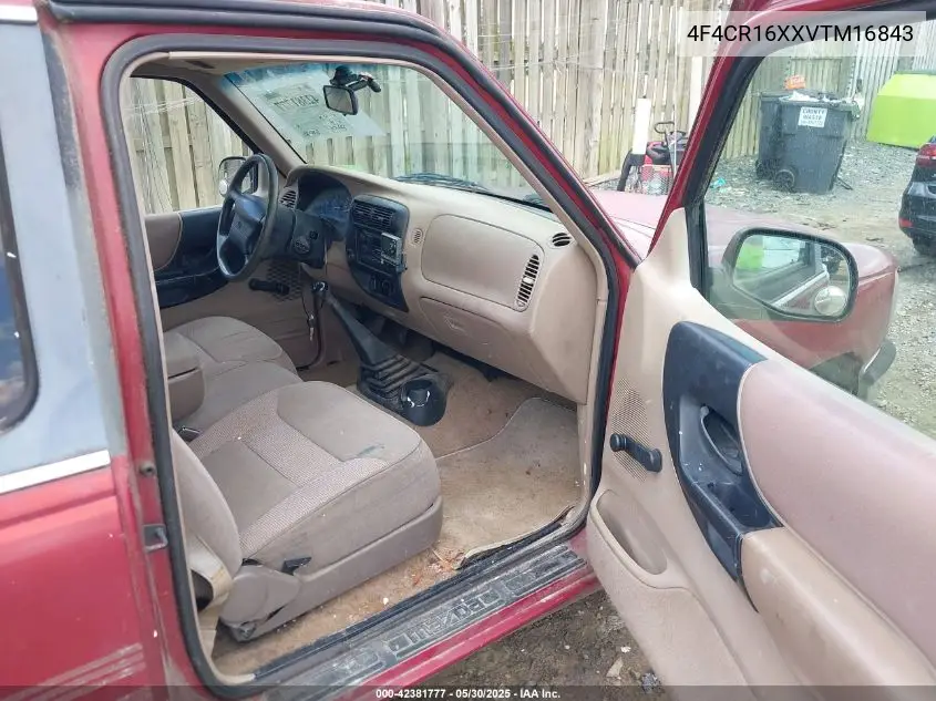 1997 Mazda B4000 Se VIN: 4F4CR16XXVTM16843 Lot: 42381777