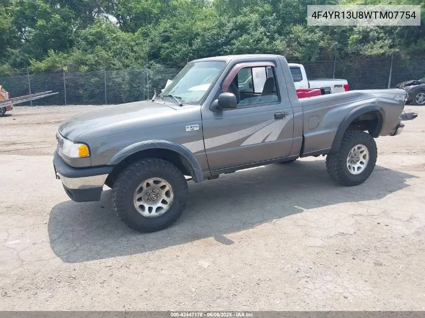 1998 Mazda B3000 Se/Sx VIN: 4F4YR13U8WTM07754 Lot: 42447178