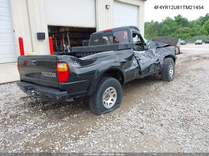 2001 Mazda B3000 Ds/Se VIN: 4F4YR12U81TM21454 Lot: 42125252