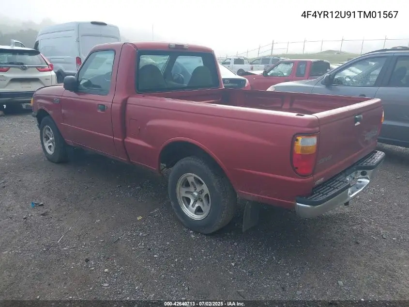 2001 Mazda B3000 Ds/Se VIN: 4F4YR12U91TM01567 Lot: 42640713