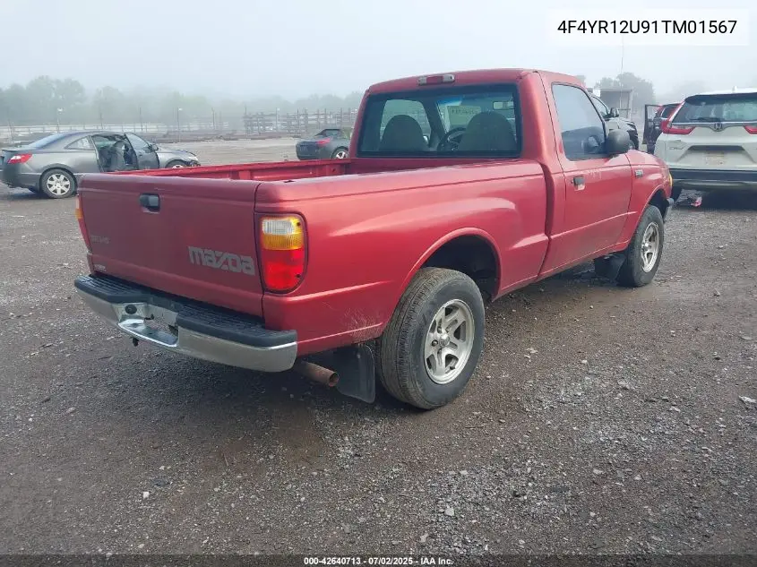 2001 Mazda B3000 Ds/Se VIN: 4F4YR12U91TM01567 Lot: 42640713