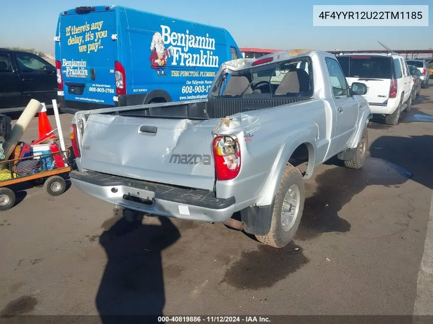 2002 Mazda B3000 VIN: 4F4YYR12U22TM1185 Lot: 40819886