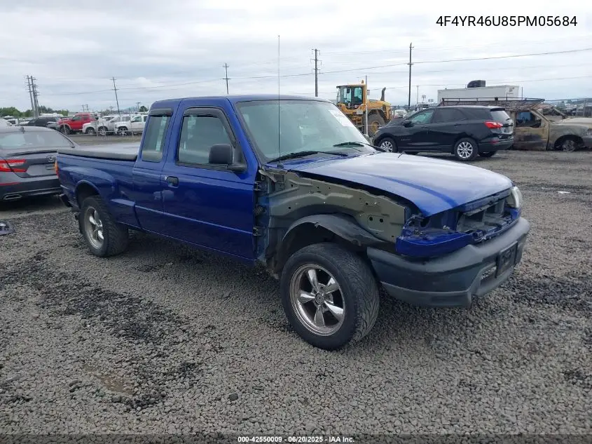 2005 Mazda B3000 VIN: 4F4YR46U85PM05684 Lot: 42550009