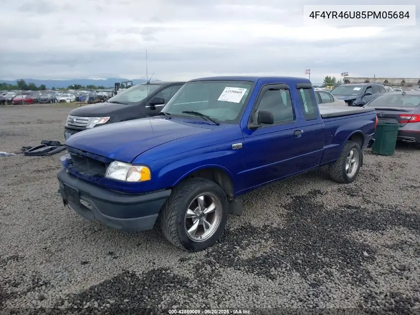 2005 Mazda B3000 VIN: 4F4YR46U85PM05684 Lot: 42550009