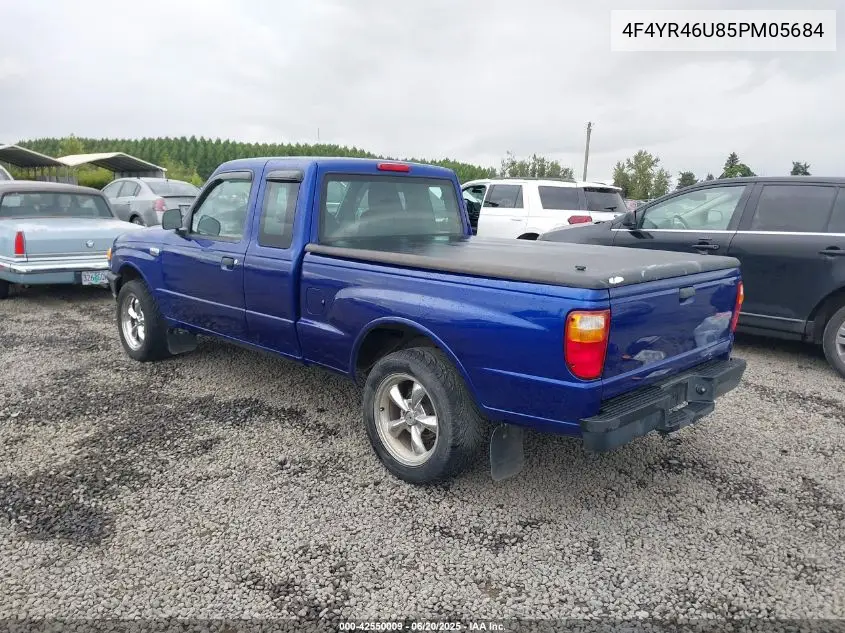 2005 Mazda B3000 VIN: 4F4YR46U85PM05684 Lot: 42550009