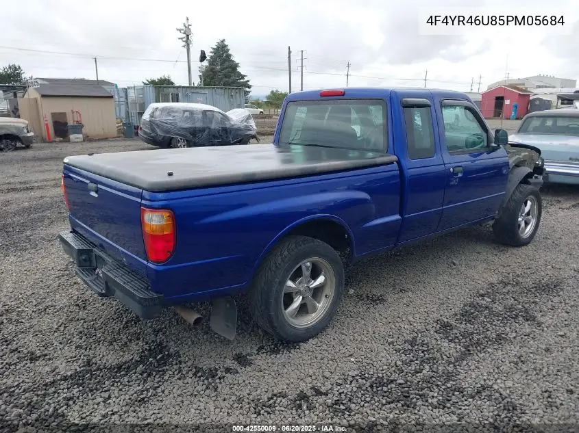 2005 Mazda B3000 VIN: 4F4YR46U85PM05684 Lot: 42550009