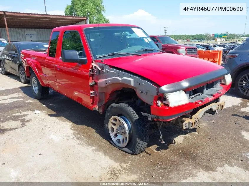 2007 Mazda B3000 Ds VIN: 4F4YR46U77PM00690 Lot: 42330290