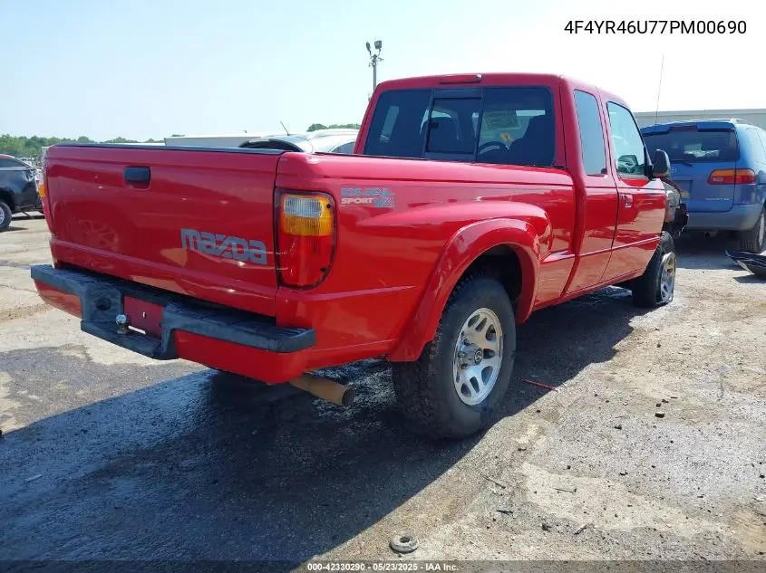 2007 Mazda B3000 Ds VIN: 4F4YR46U77PM00690 Lot: 42330290