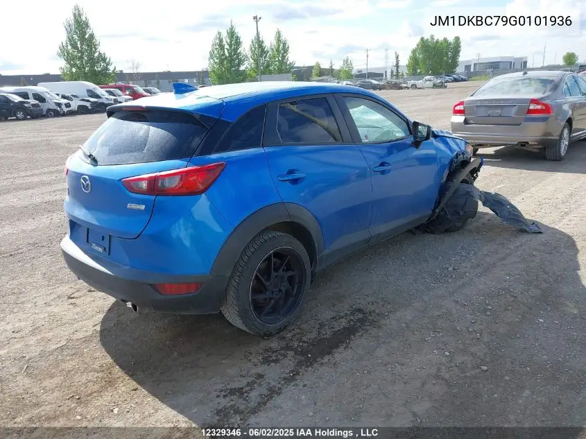 2016 Mazda Cx-3 Touring VIN: JM1DKBC79G0101936 Lot: 12329346