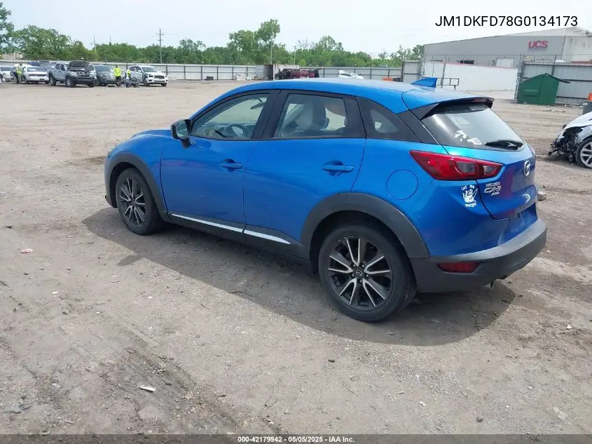 2016 Mazda Cx-3 Grand Touring VIN: JM1DKFD78G0134173 Lot: 42179942
