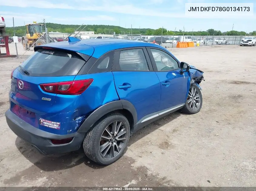 2016 Mazda Cx-3 Grand Touring VIN: JM1DKFD78G0134173 Lot: 42179942
