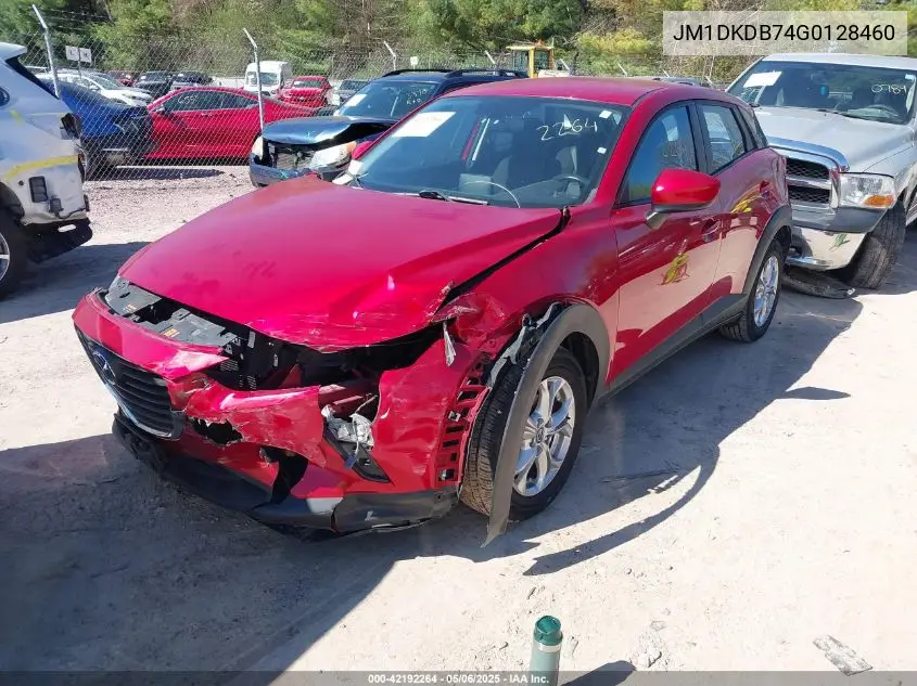 2016 Mazda Cx-3 Sport VIN: JM1DKDB74G0128460 Lot: 42192264