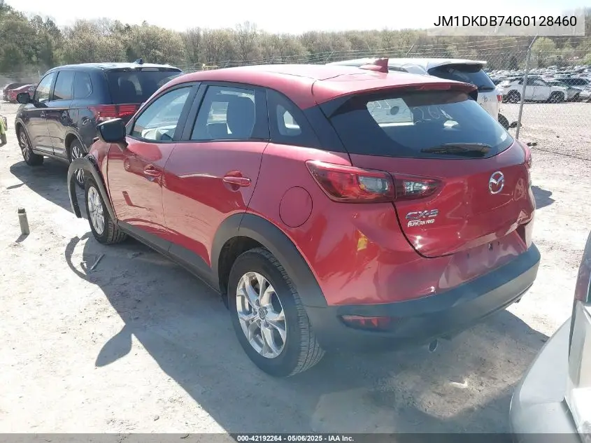 2016 Mazda Cx-3 Sport VIN: JM1DKDB74G0128460 Lot: 42192264