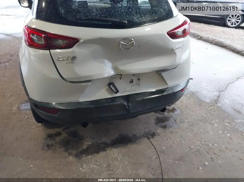2016 Mazda Cx-3 Grand Touring VIN: JM1DKBD71G0126151 Lot: 42215837