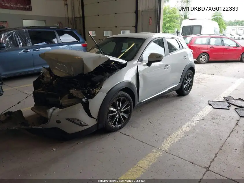 2016 Mazda Cx-3 Grand Touring VIN: JM1DKBD7XG0122339 Lot: 42216220