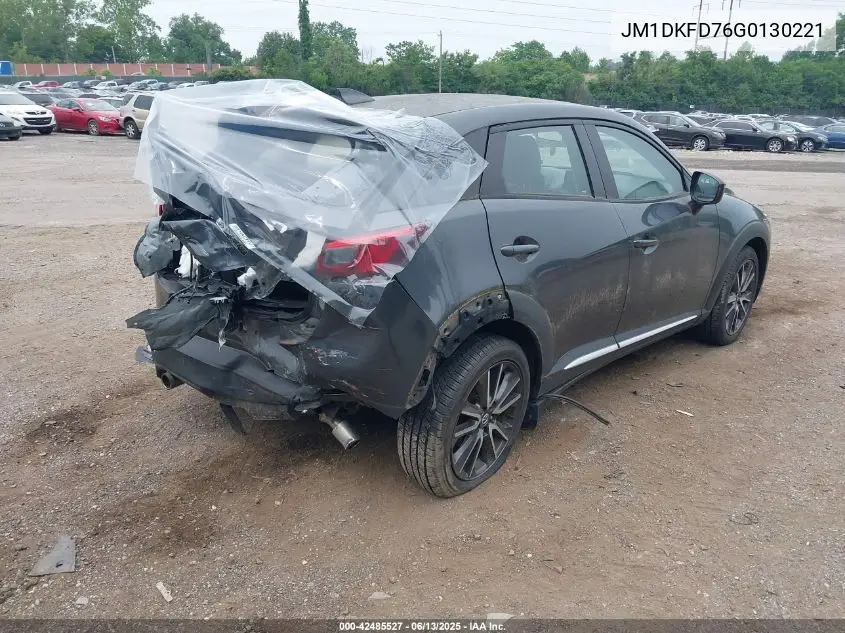 2016 Mazda Cx-3 Grand Touring VIN: JM1DKFD76G0130221 Lot: 42485527