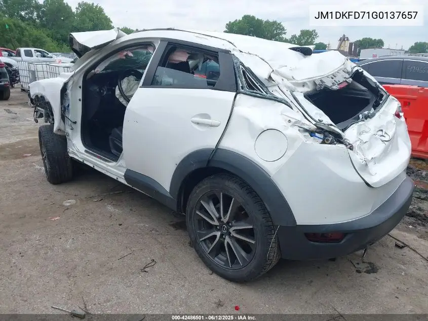 2016 Mazda Cx-3 Grand Touring VIN: JM1DKFD71G0137657 Lot: 42486501