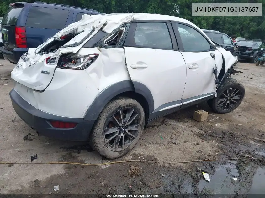 2016 Mazda Cx-3 Grand Touring VIN: JM1DKFD71G0137657 Lot: 42486501