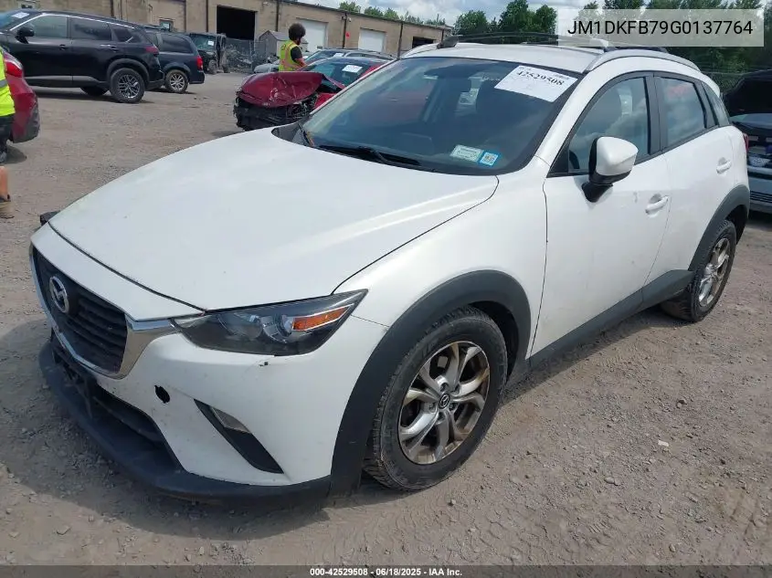 2016 Mazda Cx-3 Sport VIN: JM1DKFB79G0137764 Lot: 42529508