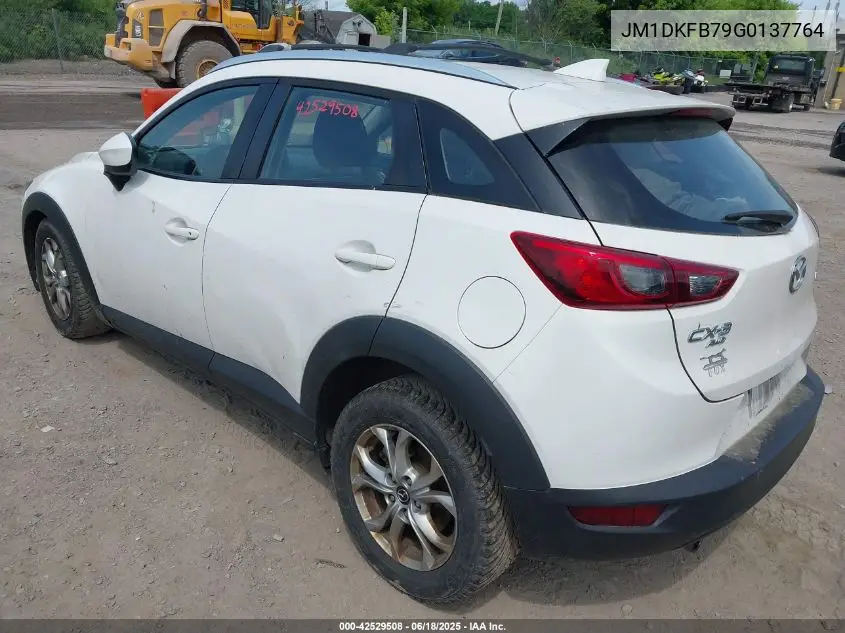 2016 Mazda Cx-3 Sport VIN: JM1DKFB79G0137764 Lot: 42529508