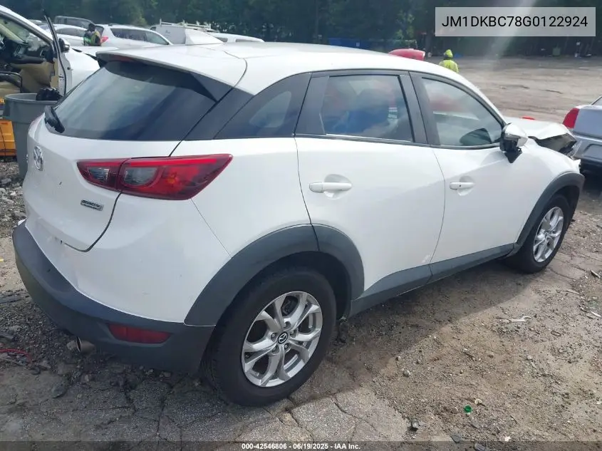 2016 Mazda Cx-3 Touring VIN: JM1DKBC78G0122924 Lot: 42546806