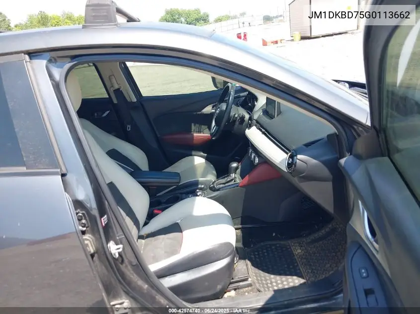 2016 Mazda Cx-3 Grand Touring VIN: JM1DKBD75G0113662 Lot: 42574740
