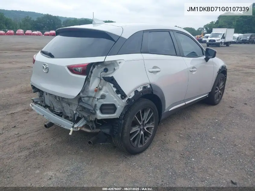 2016 Mazda Cx-3 Grand Touring VIN: JM1DKBD71G0107339 Lot: 42579207